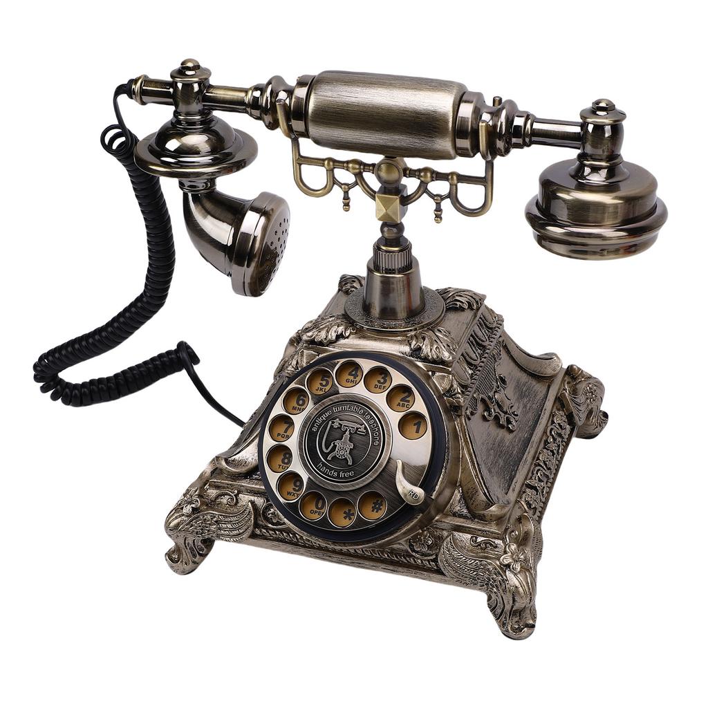 Guest Book Phone 32G Capacity Vintage Retro Telephone Customized Voice Message for Wedding Party
