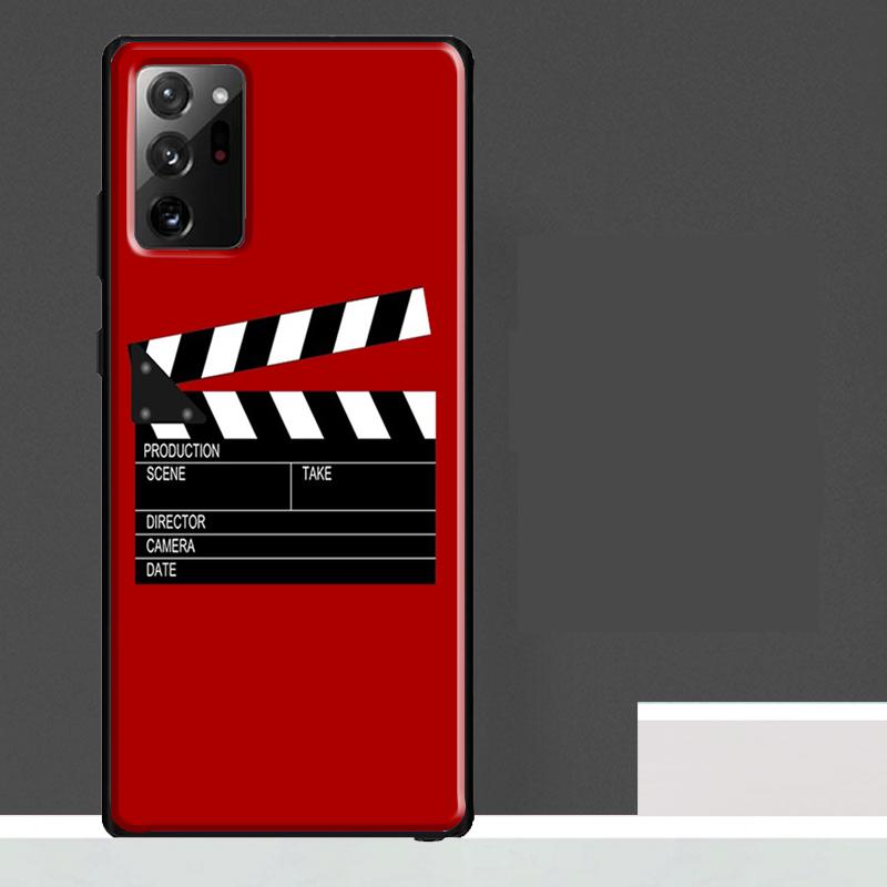 Film Clapperboard Case For Samsung Galaxy S25 S24 S23 Ultra S9 S10 S20 S21 S22 Plus S23 FE S25 FE Phone Cover