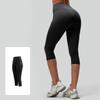 High Waist Tummy Control Capri Leggings for Women Butt Lifting Workout Yoga Pants Outdoor Running Fitness Slim Fit Stretch