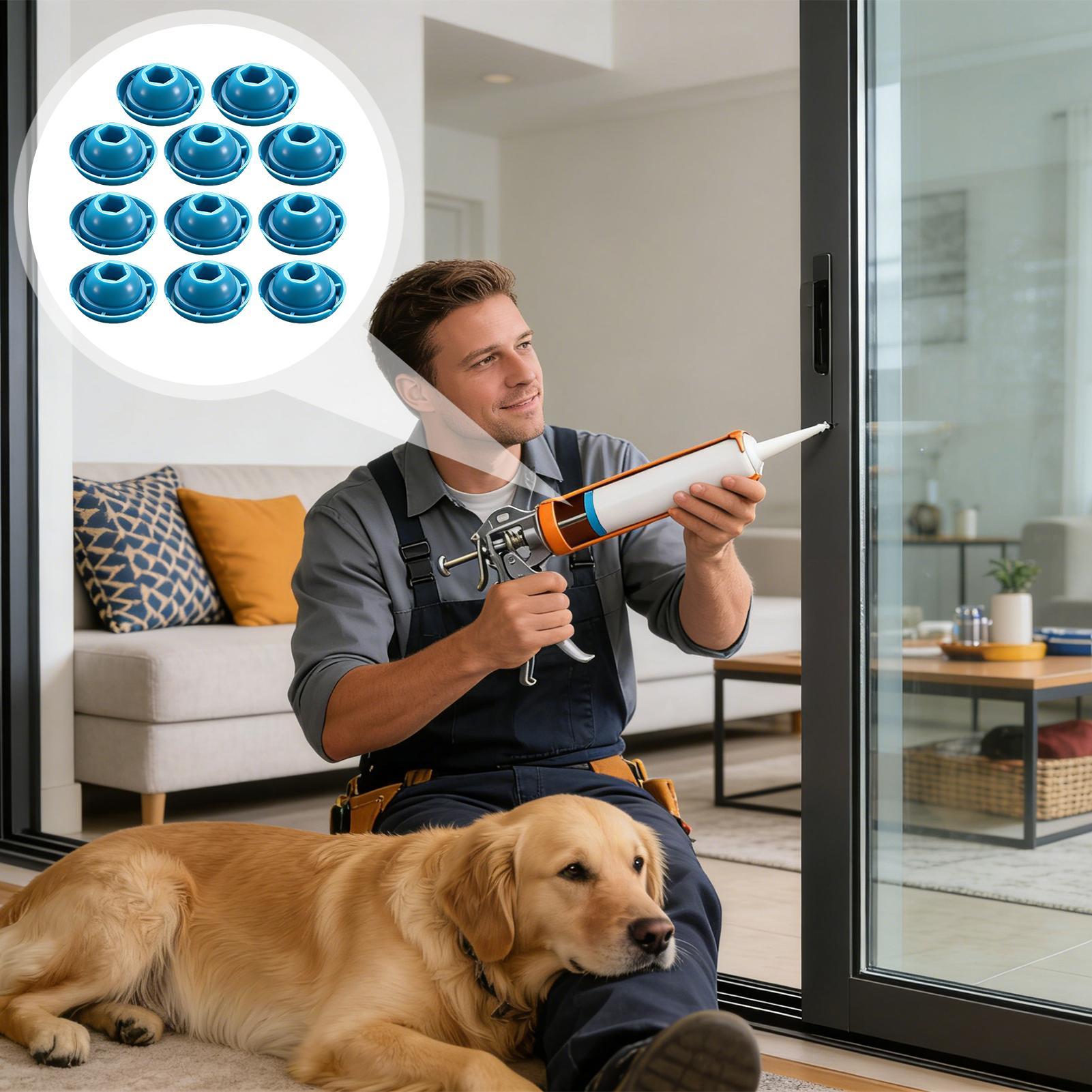 High Strength Caulking Machine Plunger 10 Pieces High Strength Quick Release Plunger Caulk Machine Replacement Parts For China Mainland