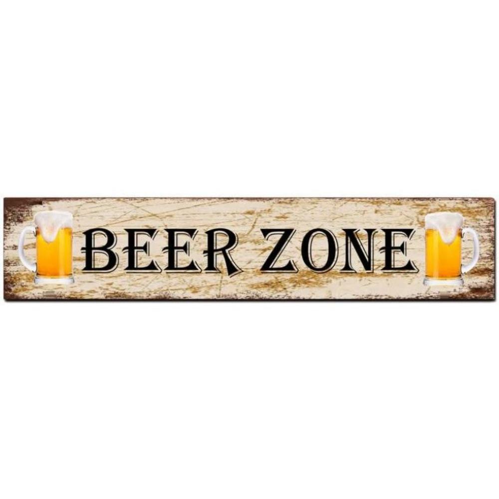Retro Metal Wall Art for Home Office Beer Bar Decor