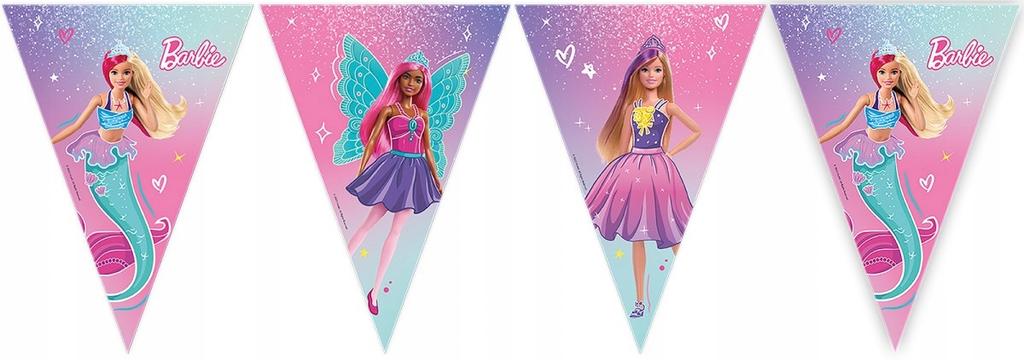 Banner Garland Flags Barbie Doll Birthday Party