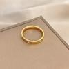Französischer Retro-Filigran-Sternburst-Ring - Für Damen aus Titanstahl, Galvanisch beschichtet, Leichter Luxus und Nischen-Design.