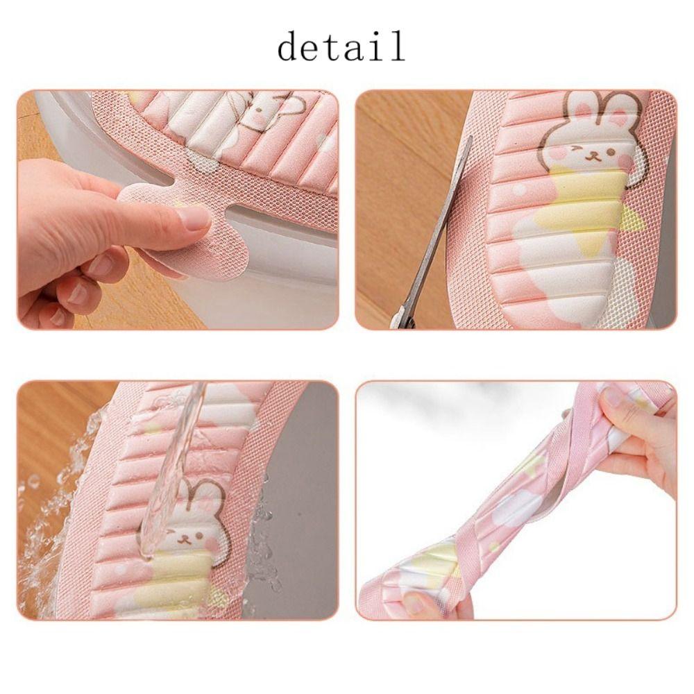 Cartoon Toilet Seat Cover Soft Toilet Sticky Seat Pad Universal Closestool Mat  Home