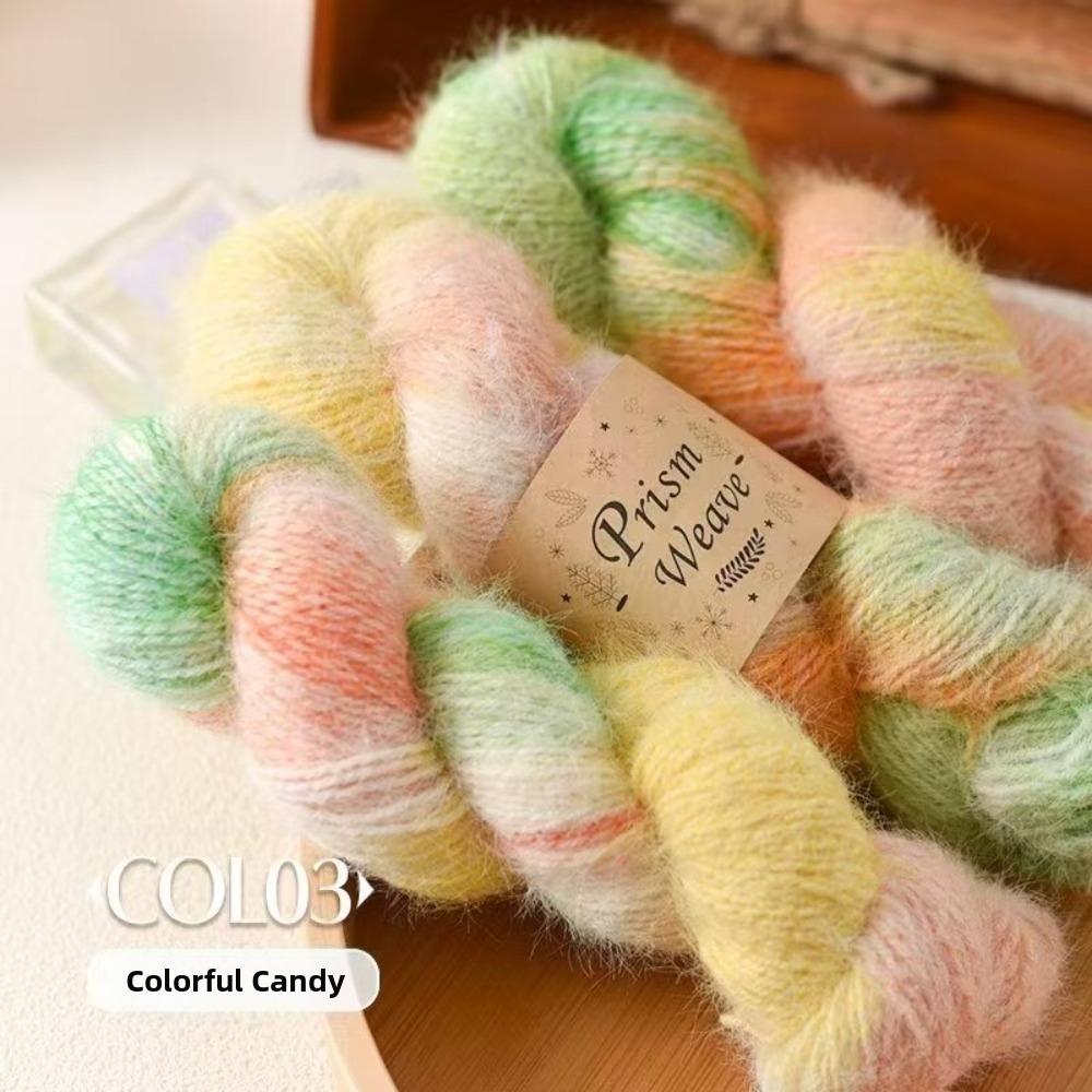 Gradient Color Wool Blend Yarn Blend Material Gradient Knitted Yarn DIY Scarf, Hat, Sweater