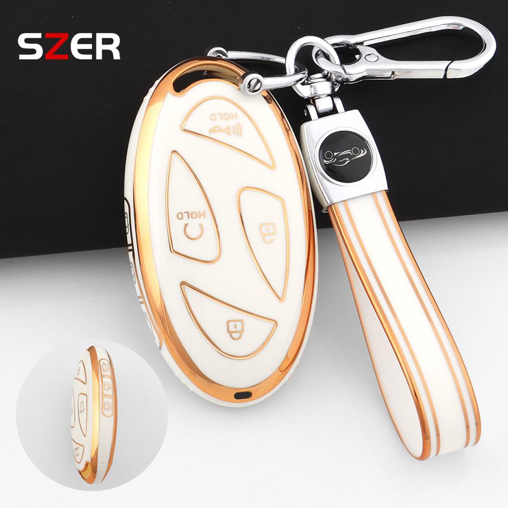 TPU Auto-Fernbedienung Smart Key Hülle Schale für Hyundai IONIQ 6 New Grand Prix GN7 Kona 5 7 Tasten Geschützter Halter Keyless Fob