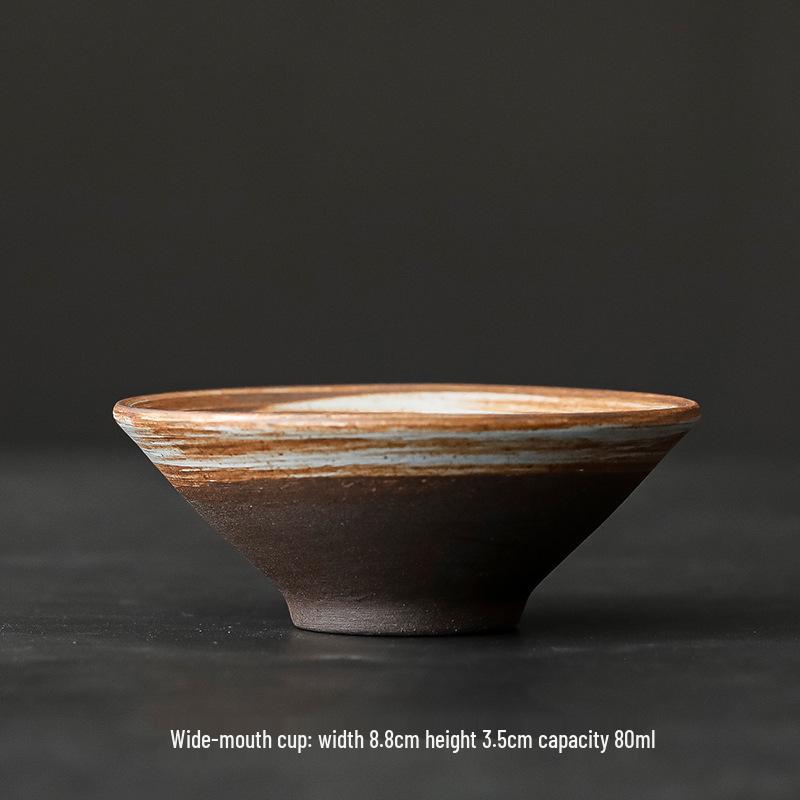 Japanese Ceramic Teacup: Shadow White Tasting Bowl