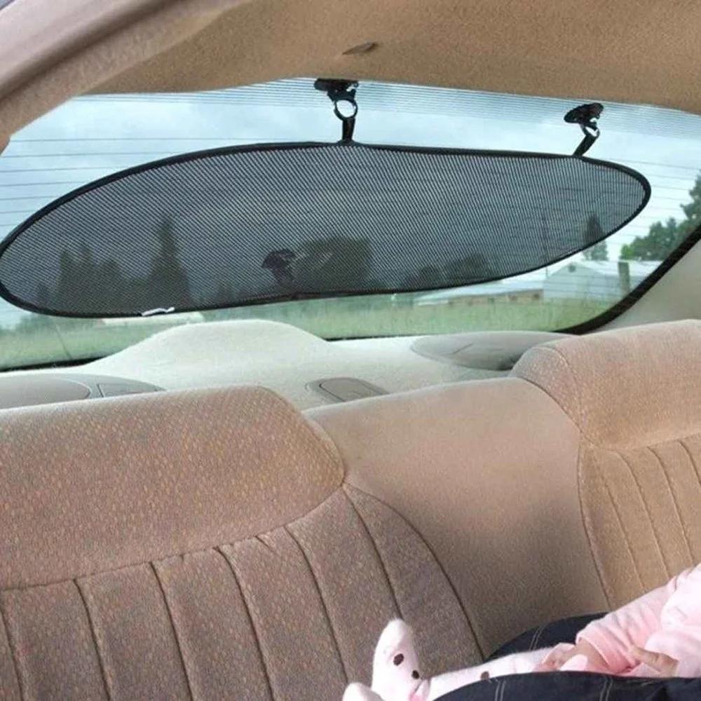 1pc/2pcs  Sun Shade Vehicle Shield Visor Protection Back Car Window Shade Mesh Sunshade Screen Heat Insulation UV Protection