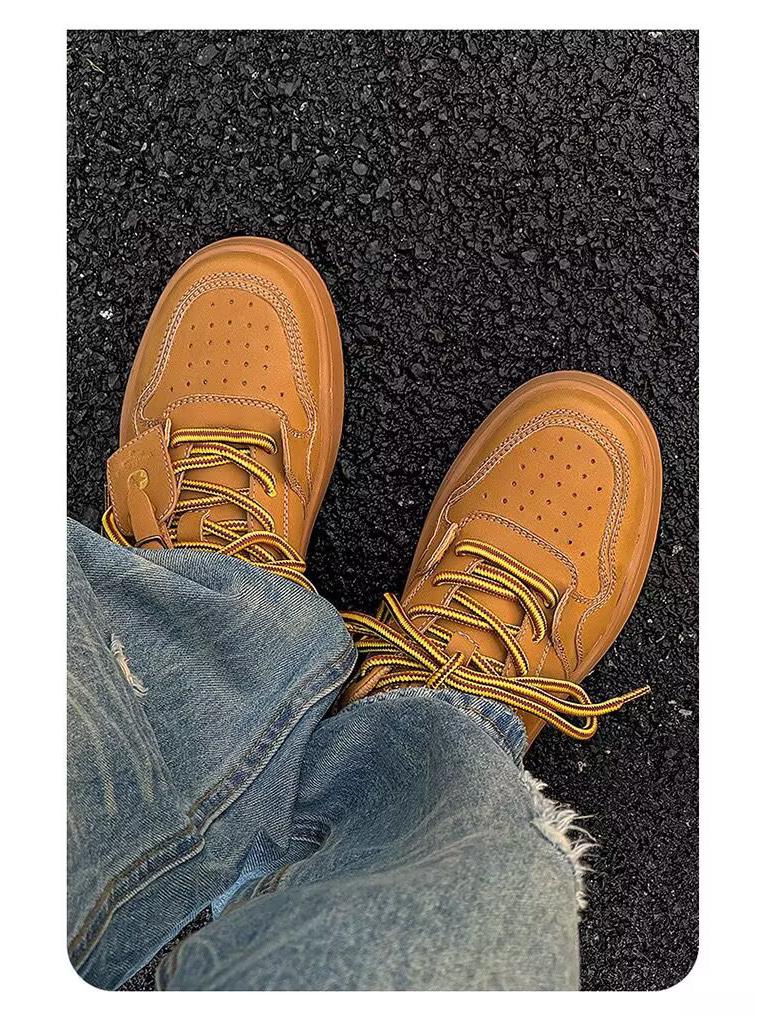 Niche Y2K High Street Lace-up Platform Sneakers