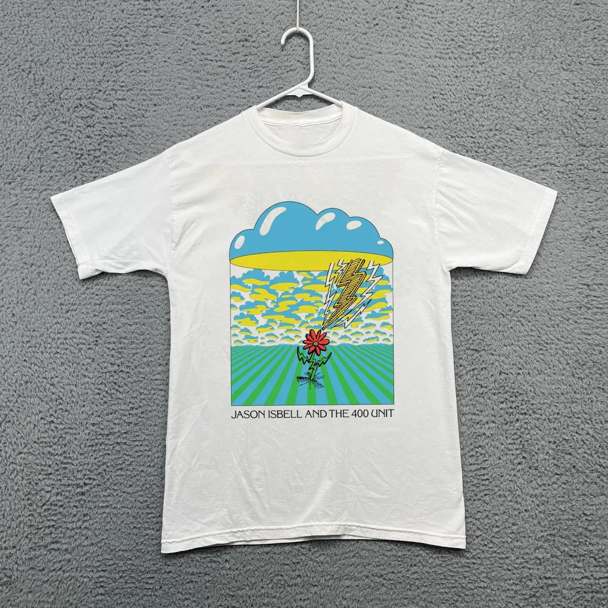 VTG Jason Isbell And The 400 Unit Band On Tour White S to 5XL Shirt SN577 L