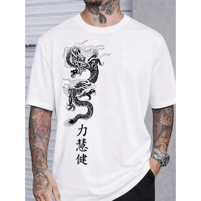 European Size Cotton Casual Men's T-Shirt, Outdoor Wear, Machine Washable