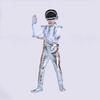 Future Style Space Astronaut Costume Halloween Children Spaceman Costume Cute Robot Costume  Party