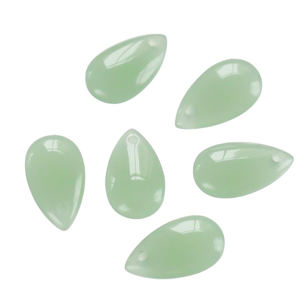 

8x14мм Прозрачные Цветные Стеклянные Подвески-Капли для DIY Заколок, Серег и Браслетов 10 pcs/pack, approx. 7.5g