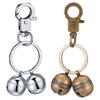 Vintage Pet Collar Small Bells Keychain Couple Bag Keys Pendant Present for Pet
