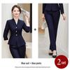 Elegant Skirt Suit for Professional Women - Perfect for Autumn & Spring Administrative Workwear