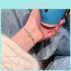 Elegant Star Moon Zircon Bracelet For Women Fashionable Unique Design Jewelry