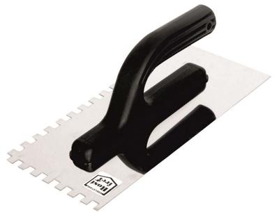 Stainless Steel Notched Trowel 320*130Mm Tooth 12*12 - E-323-0325