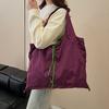 Reusable Drawstring Design Handbag Waterproof Travel Grocery Bag Foldable Shopping Bag  Shopping