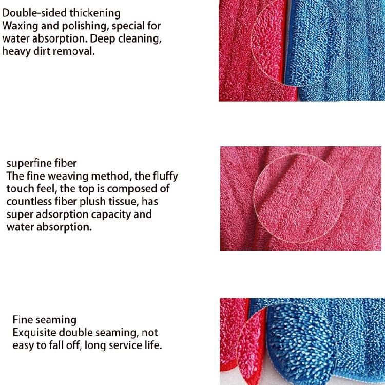 5Pcs Mop Pads Head Replacement Sprays Pad Microfiber Cleaning Pads for Floor Cleaning In Kitchen/Bathroom/Hallway/School