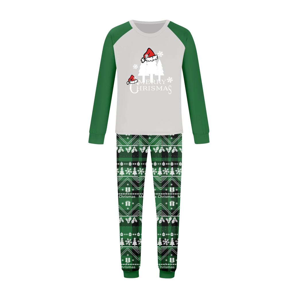 Trykk Søtt Familiesett Pyjamas, Hjemmeklær, Familiesett Langermet Topp Buksesett