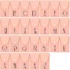 Pink Makeup Brushes Set Soft Synthetic Hair Portable Powder Eyeshadow Brushes For Daily Use Flower And Black Pattern
