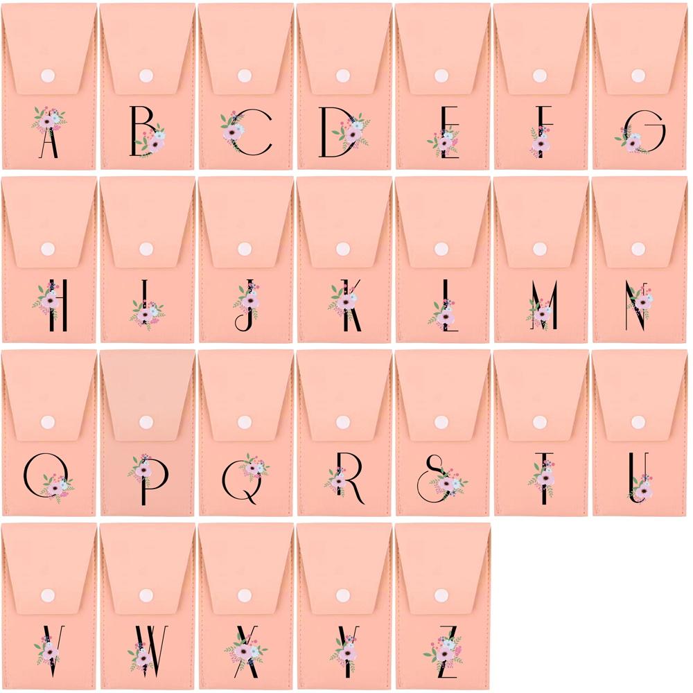 Pink Makeup Brushes Set Soft Synthetic Hair Portable Powder Eyeshadow Brushes For Daily Use Flower And Black Pattern