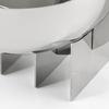 Stainless Steel Fruit Bowl Circular Snacks Nuts Salad Dinng Plates Minimalist Beautiful Food Dishes Kitchen Restaurant Tableware