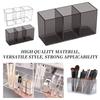 Acrylic 3-Compartment Makeup Organizer, Transparent Plastic Makeup Brush Holder, Bathroom Storage Solution for Makeup Brushes