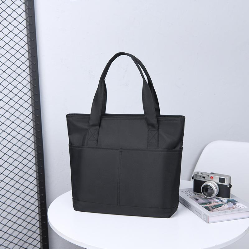 Servietă pentru bărbați, de mare capacitate, ușoară, geantă de umăr