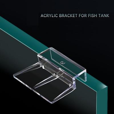 4 Stück Acryl-Aquarium-Glasabdeckungsclips - 6/8/10/12mm Halter für randlose Fischtanks