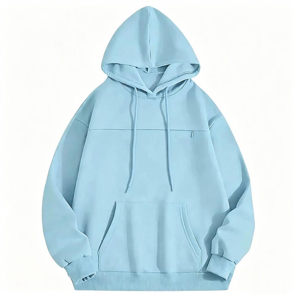 Women Pet Cat Pocket Hoodie Loose Pullover Hooded Sweatshirt Casual Pet Lover Top For Fall Winter