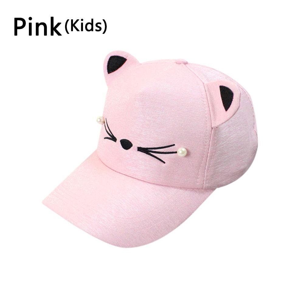 Fashion Cat Ear Hat Baseball Cap Cartoon Cotton Hat Outdoor Sport Cap Casual Sun Cap Cute Cosplay Hat