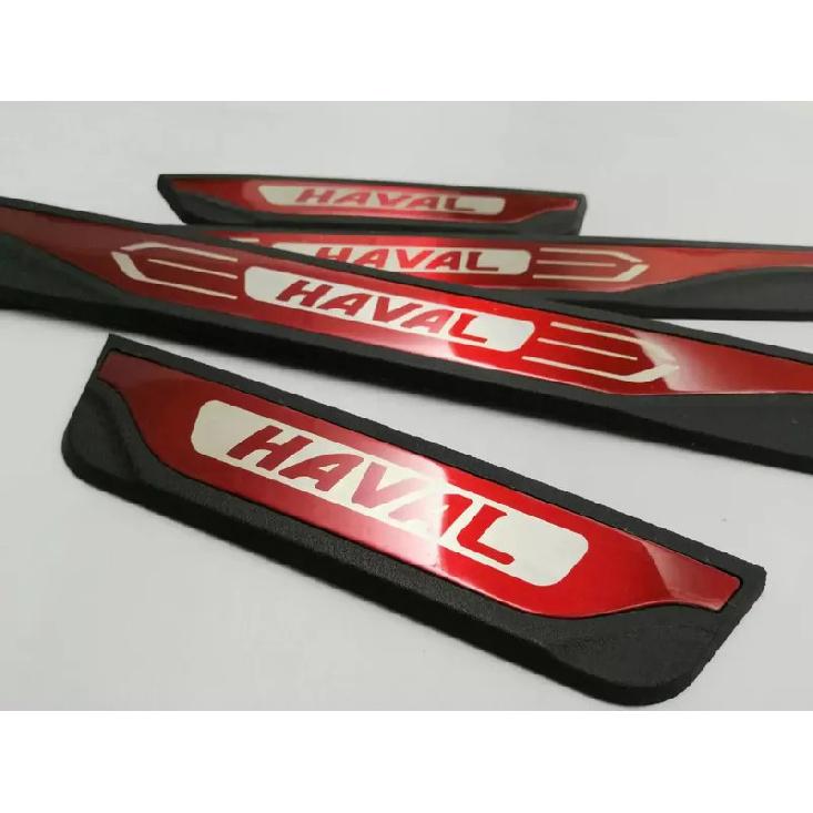 For Great Wall Haval H3 h2 S F7 X I H9 H6 Accessories Stainless Steel Door Sill Trim Scuff Plate Protector pedal car styling