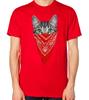 Cat Wearing A Red Bandana T-Shirt Men Women Unisex Gang Kitten Bally Top