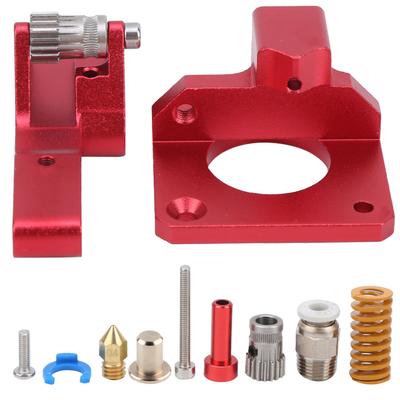 3D Printer Extruder Dual Gear Fit for Ender?3  CR10S PRO Original Red Printer Accessories