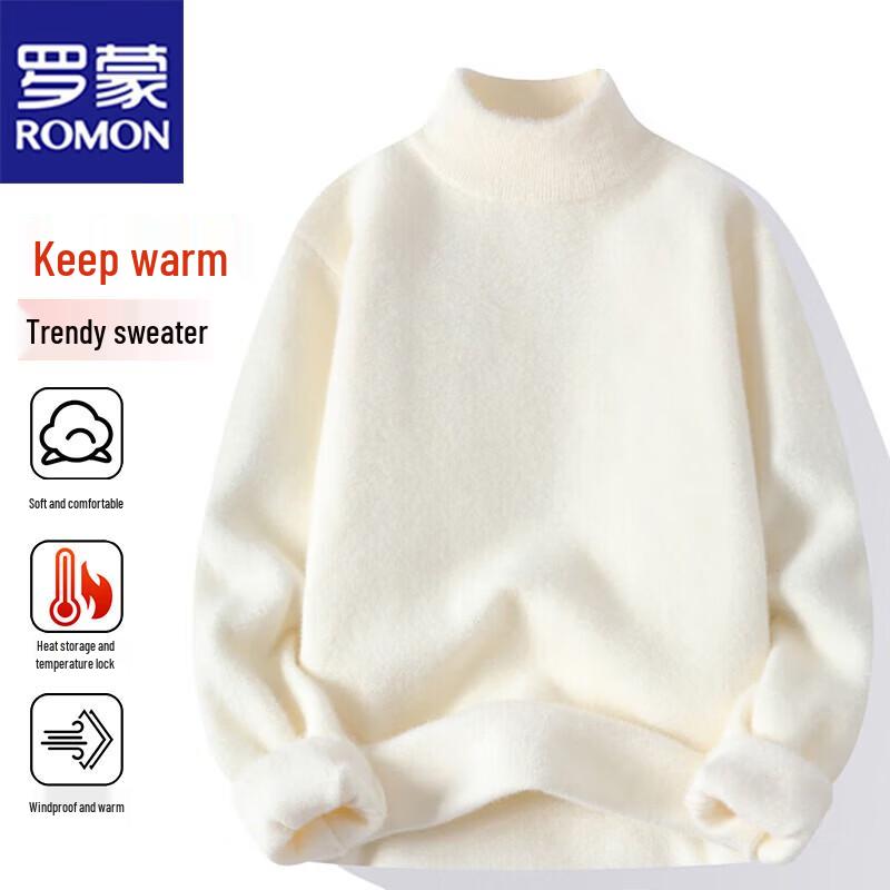 

Romon Men s Casual Warm Knit Pullover Sweater XL