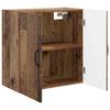 Wall Mounted Cabinet in Reclaimed Wood Style 59 x 31 x 60 cm Engineered Wood