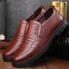 2025 Spring New Men's Leather Shoes Fashion Soft Soled Non Slip Breathable Leather Shoes Business Dress Men's Shoes