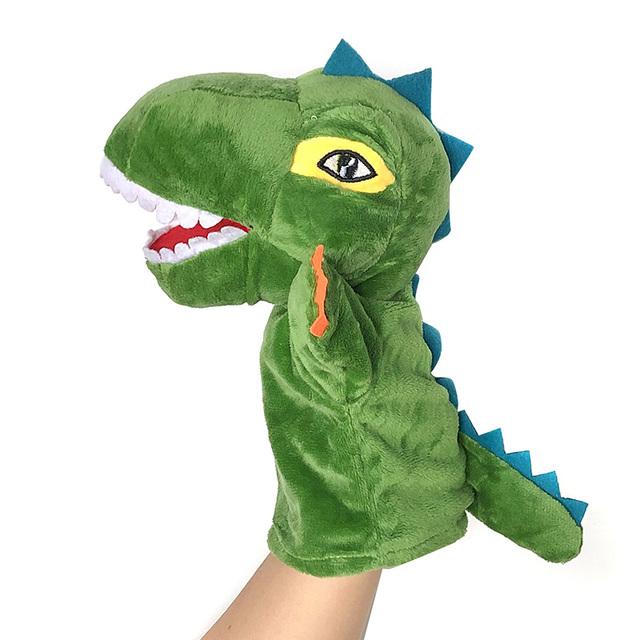 Blød Plysdyr Dukke Plysdyr Dukke Pædagogisk Baby Legetøj Løve Elefant Abe Giraf Tiger Kanin Kawaii Hånd Fingerdukke