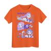 Boys Girls Round Neck Casual Printed Short-sleeved T-shirt Top