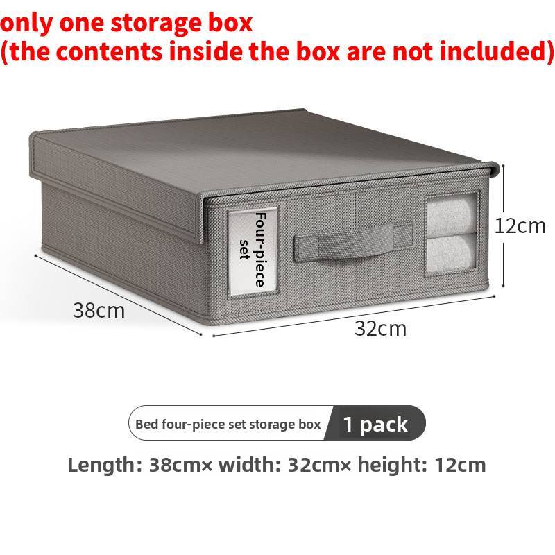 Modern Minimalist Oxford Cloth Foldable Storage Box For Bedroom Closet Organization