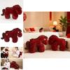 Chinese New Year Horse Plush Toy Sofa Cushion With Pp Cotton Filling For Living Room Decor