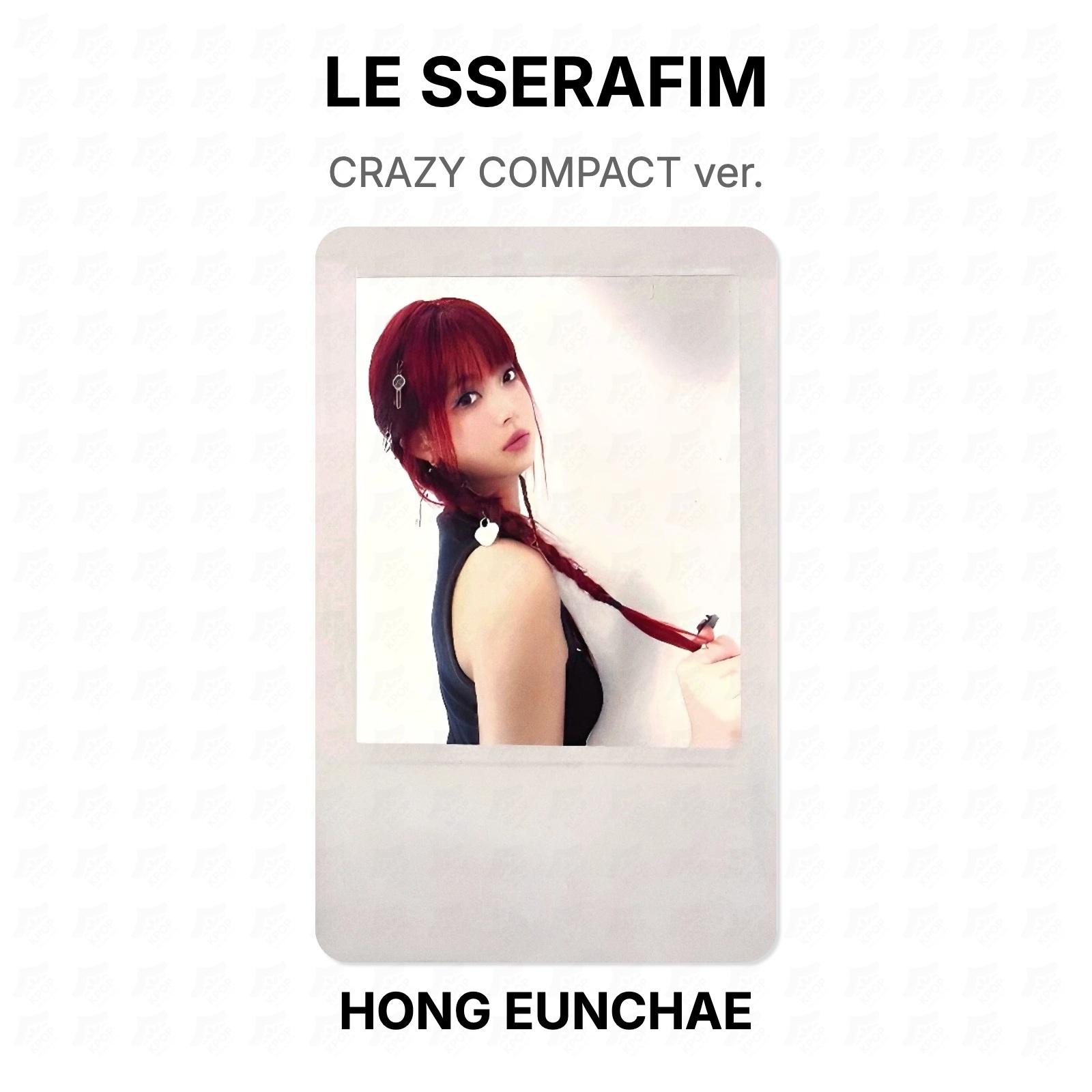 LE SSERAFIM CRAZY COMPACT ver. Official Photocard HONG EUNCHAE