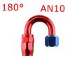 Universal AN4/AN6/AN8/AN10/AN12 Straight 0°/45°/90°/180° Degree Oil Fuel Swivel Hose End Fitting CPE Oil Hose End Adaptor Kit