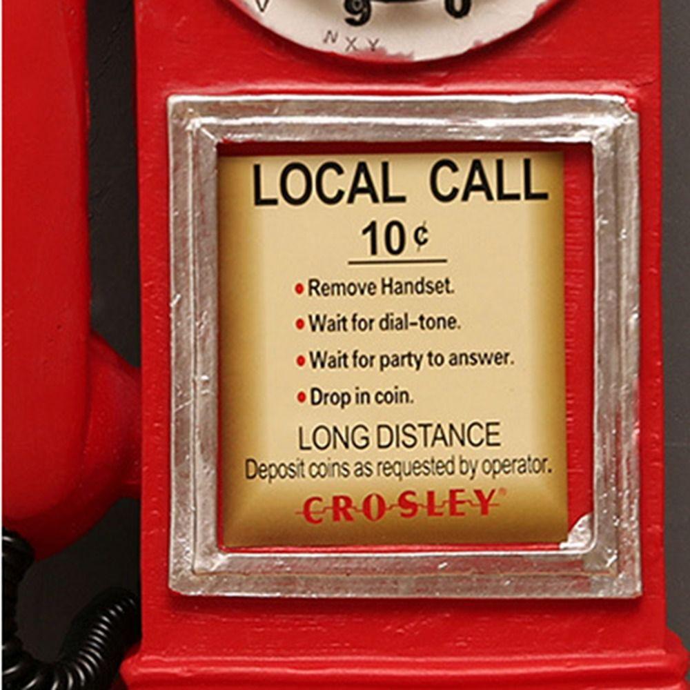 Telephone Telephone Model Old-fashioned Retro Resin Telephone Retro   Photography Props