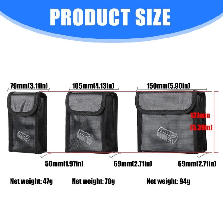 Battery Portable Carrying Case For Drones Battery Storage Bag Battery Safety Bag Heat Resistant Replacement