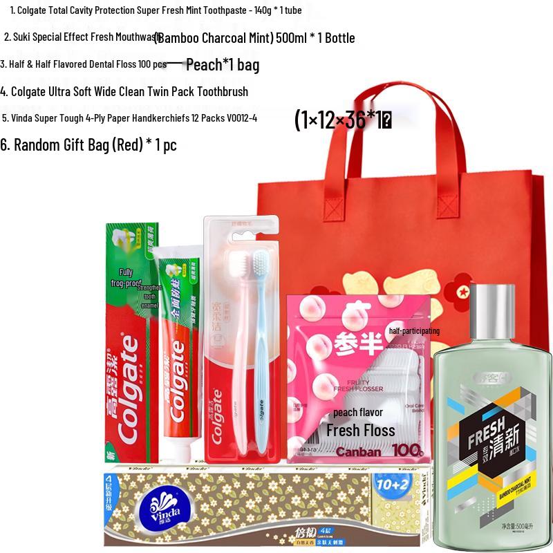 Colgate Total Charcoal Strength Oral Care Gift Set