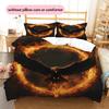 Flash eagle  Pattern Bedding Quilt Set Quilt Cover Pillowcase Home Decoration  Gift (1 * duvet cover + 2 * pillowcase, without core)