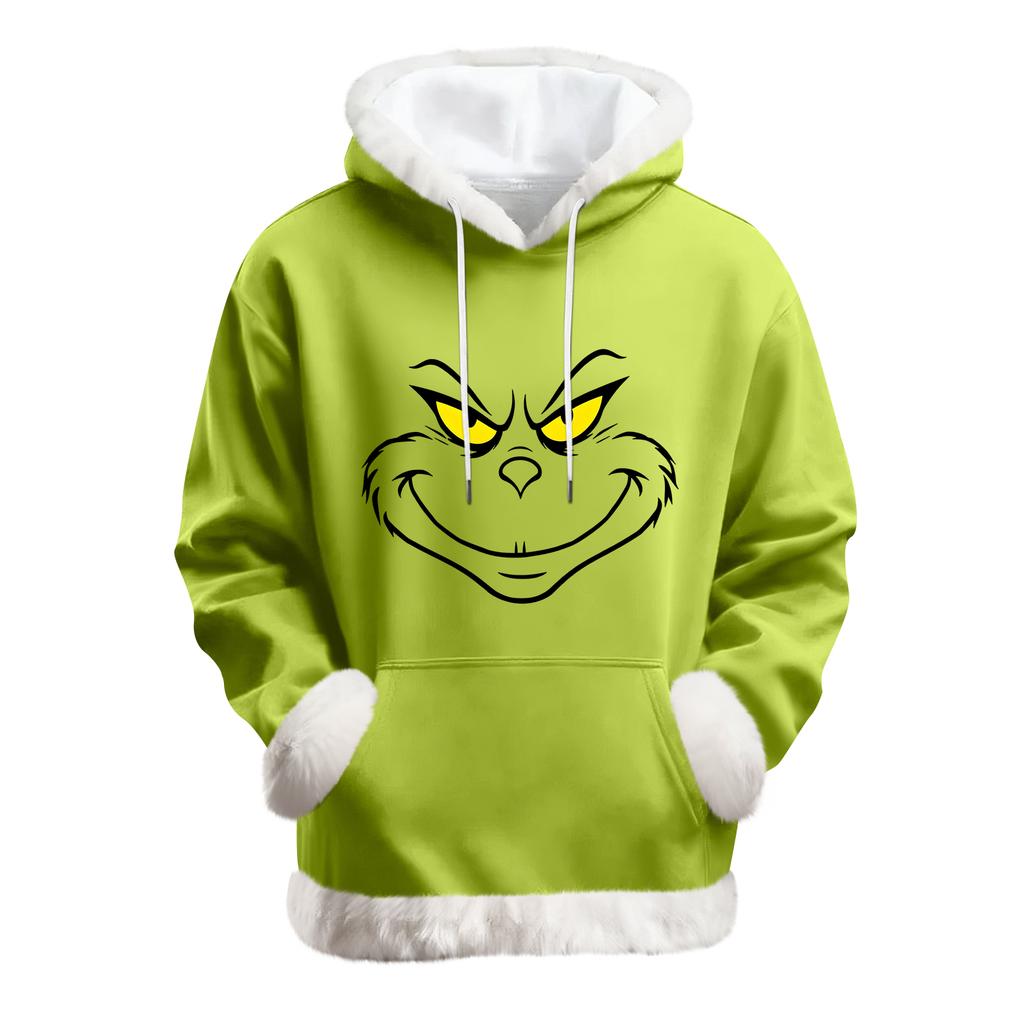 Women's Casual Fashion Print Long Sleeve Hooded Sweatshirt Top