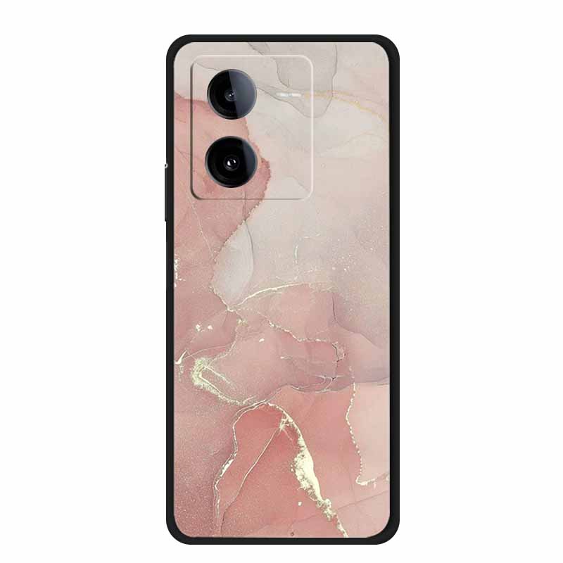 Phone Cover For Vivo iQOO Z8 5G Cases 6.64" Marble Soft TPU Silicone Para for Vivo iQOO Z8 V2314A 2023 Back Case Bumper Fundas